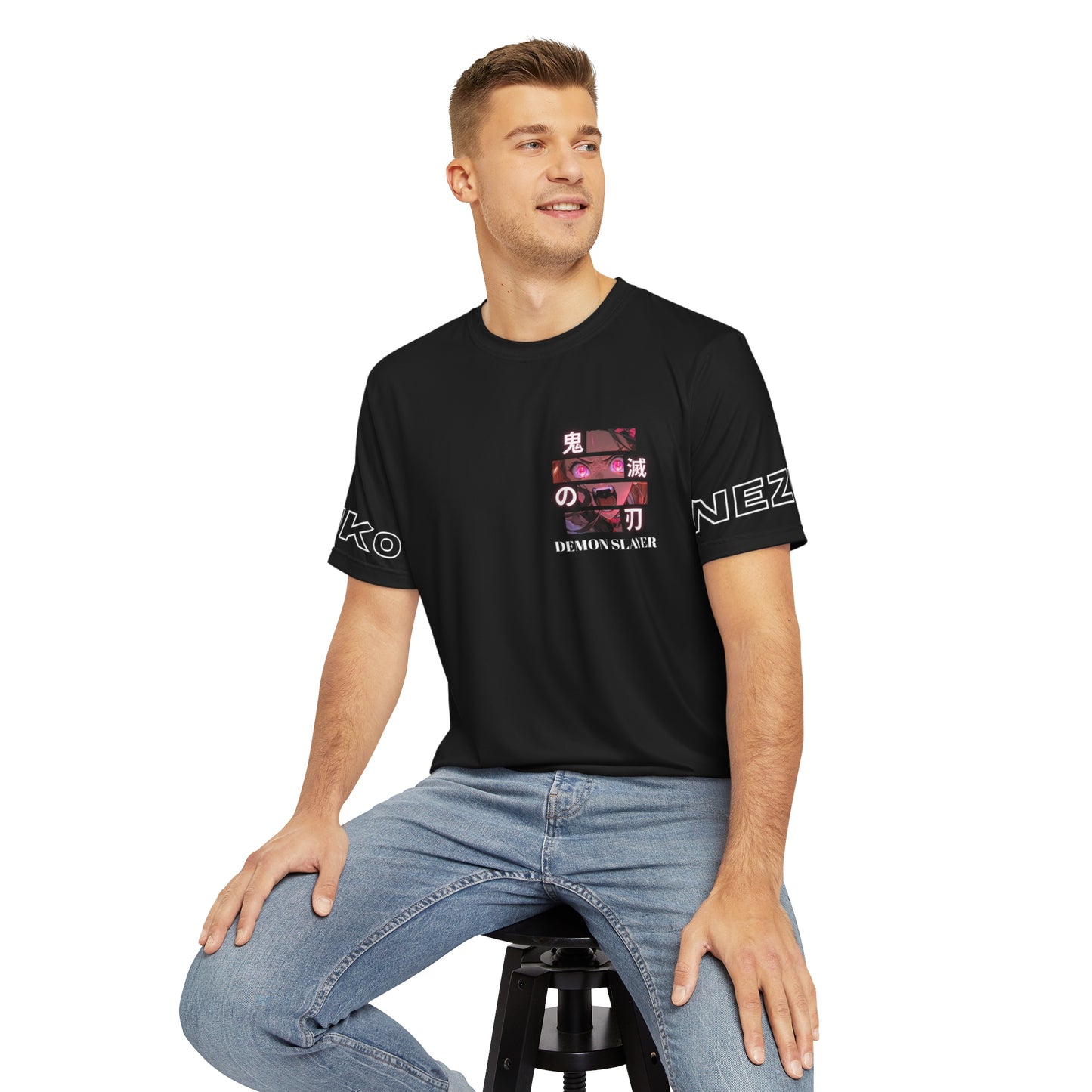 Demon Slayer Men's Polyester T-shirt - Nezuko