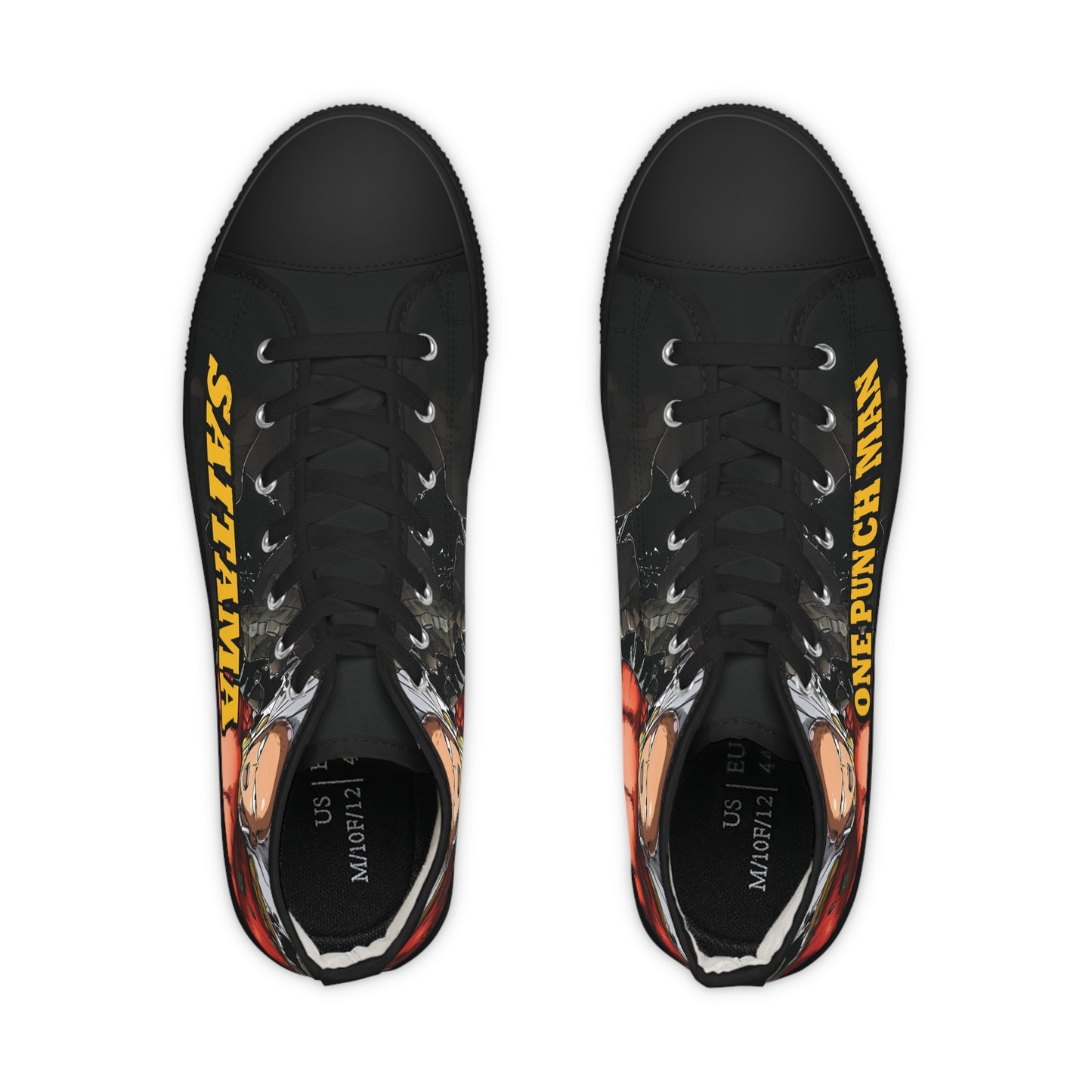 One Punch Man High Top Sneakers (Men's Size) - Saitama