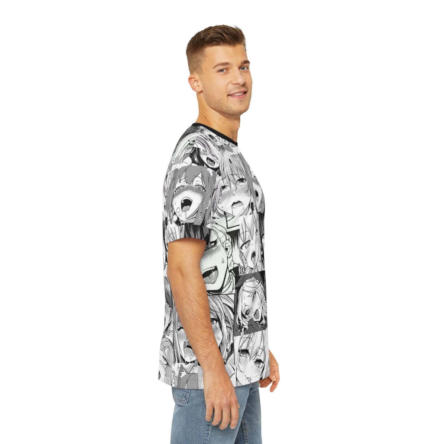Hentai Men's Polyester T-shirt - 01