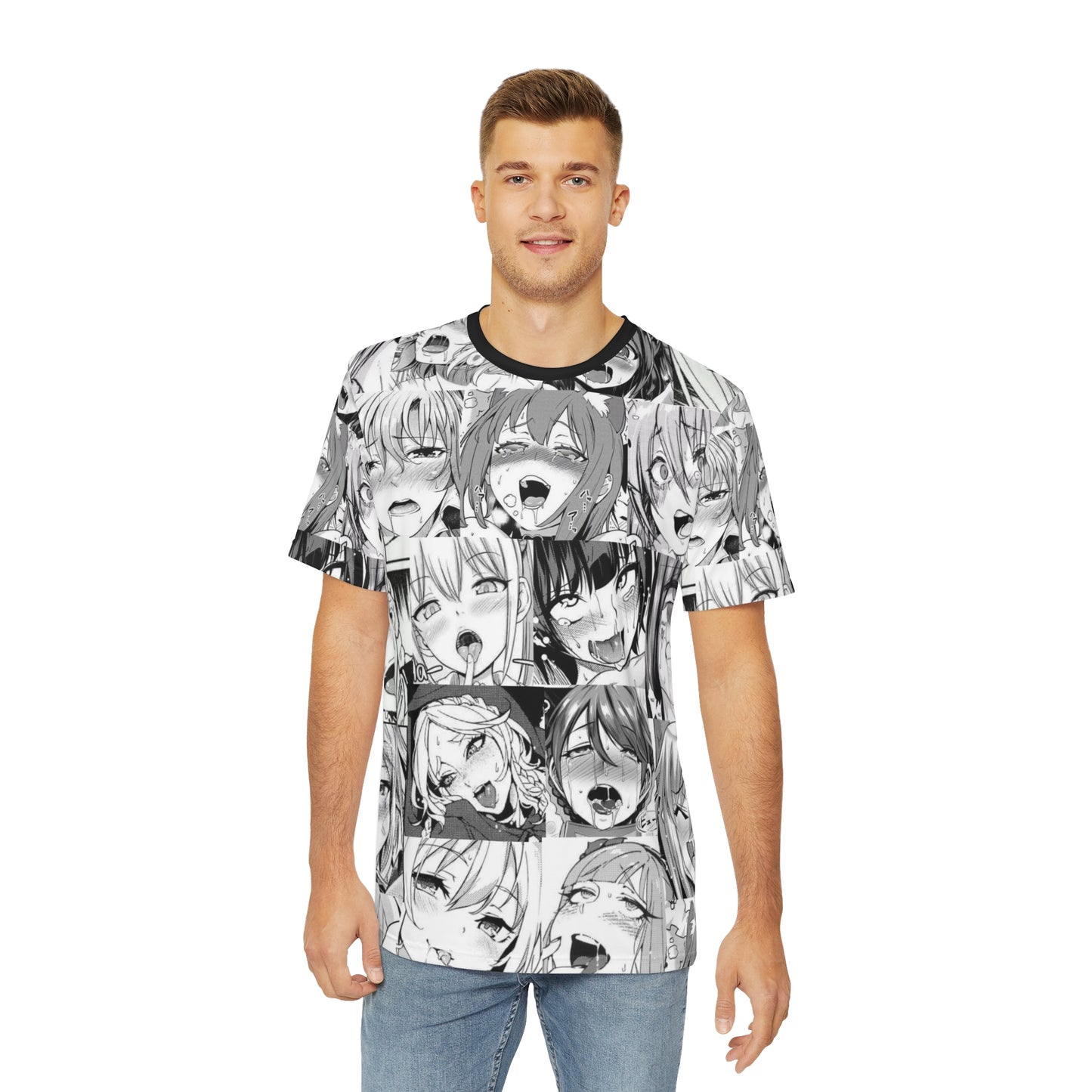 Hentai Men's Polyester T-shirt - 01