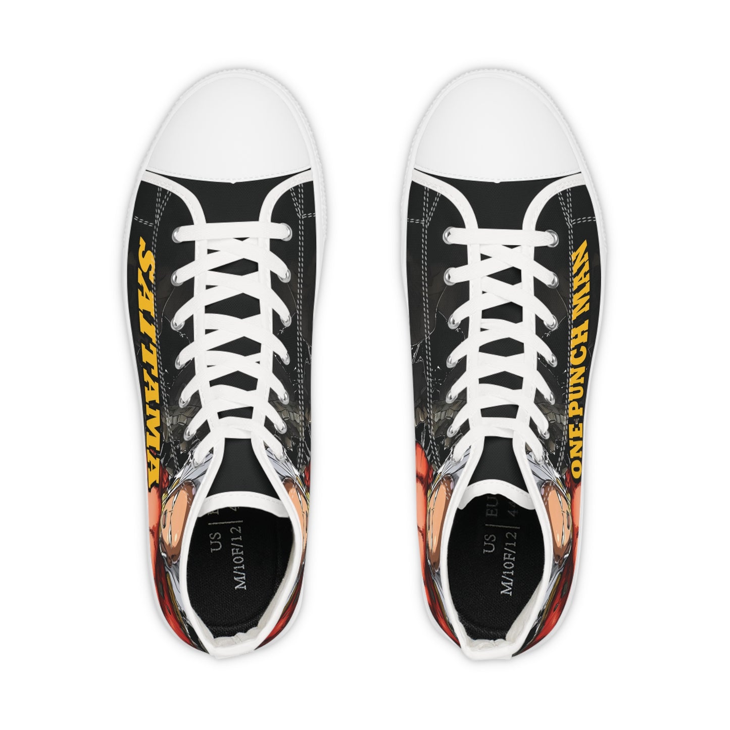 One Punch Man High Top Sneakers (Men's Size) - Saitama