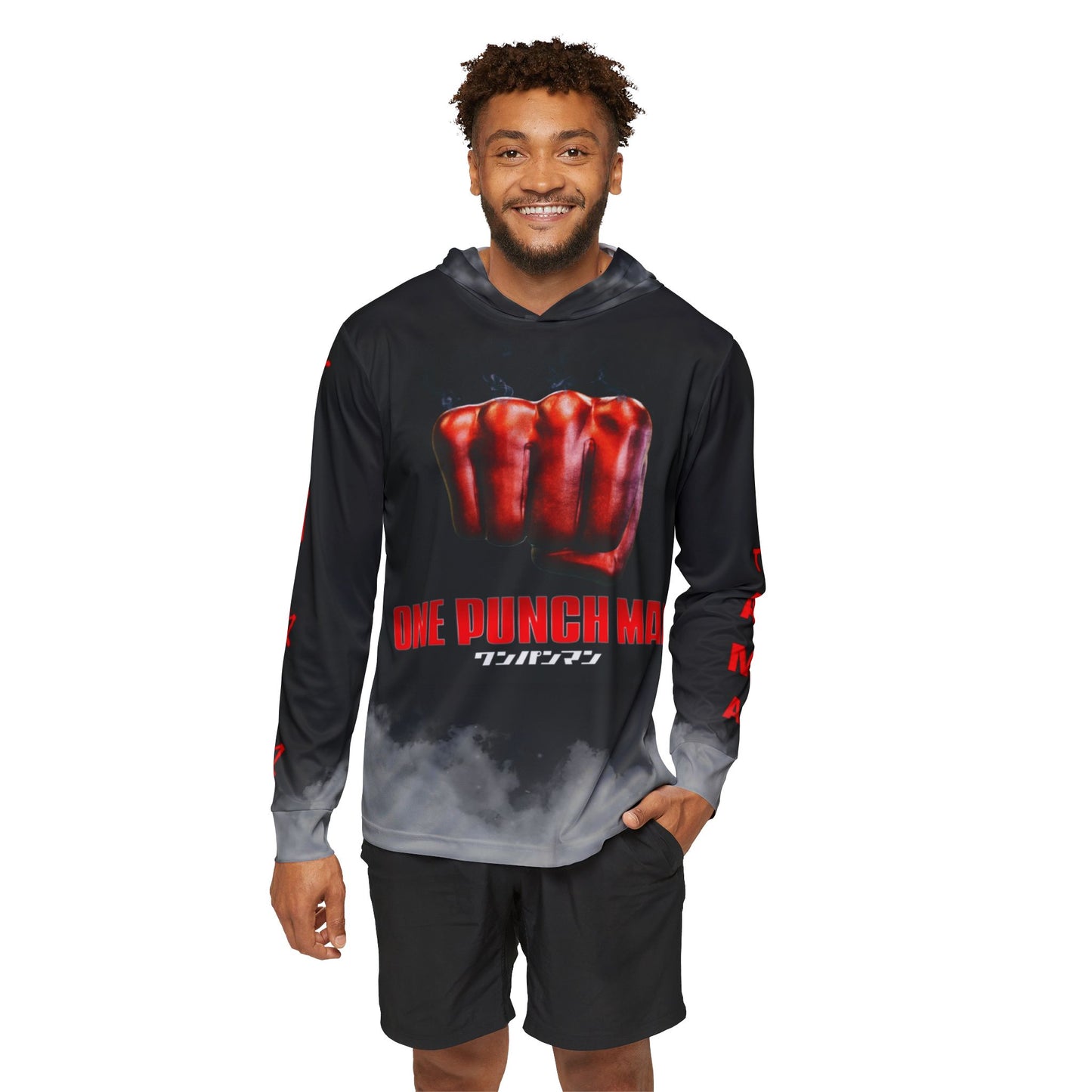 One Punch Man Men's Sports Warmup Hoodie - Saitama