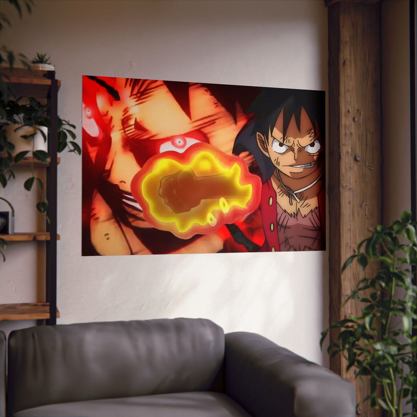 One Piece Matte Horizontal Posters - Luffy