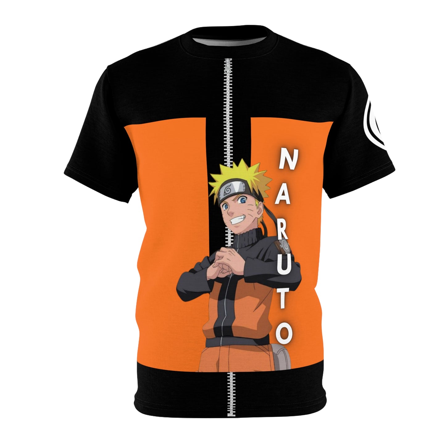 Naruto Unisex Cut & Sew T-shirt - Naruto Uzumaki