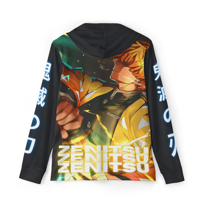 Demon Slayer Men's Sports Warmup Hoodie - Zenitsu