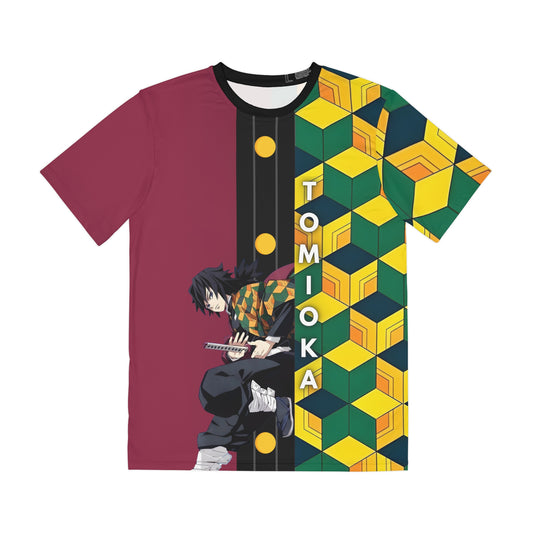 Demon Slayer Men's Polyester T-shirt - Giyu Tomioka