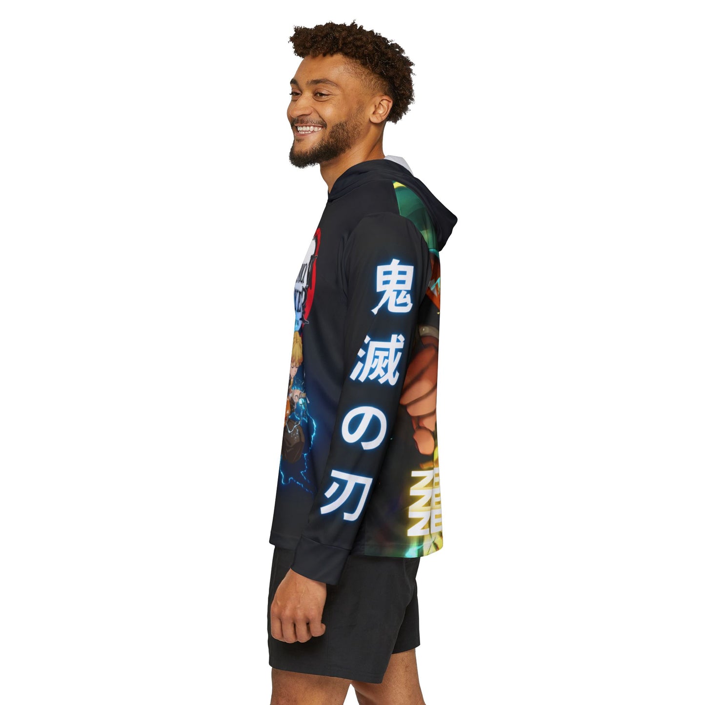 Demon Slayer Men's Sports Warmup Hoodie - Zenitsu