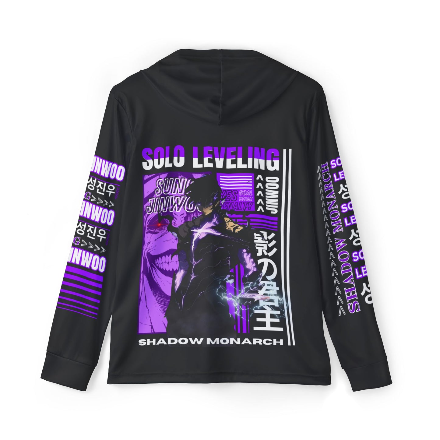 Solo Leveling Men's Sports Warmup Hoodie - Jin-Woo