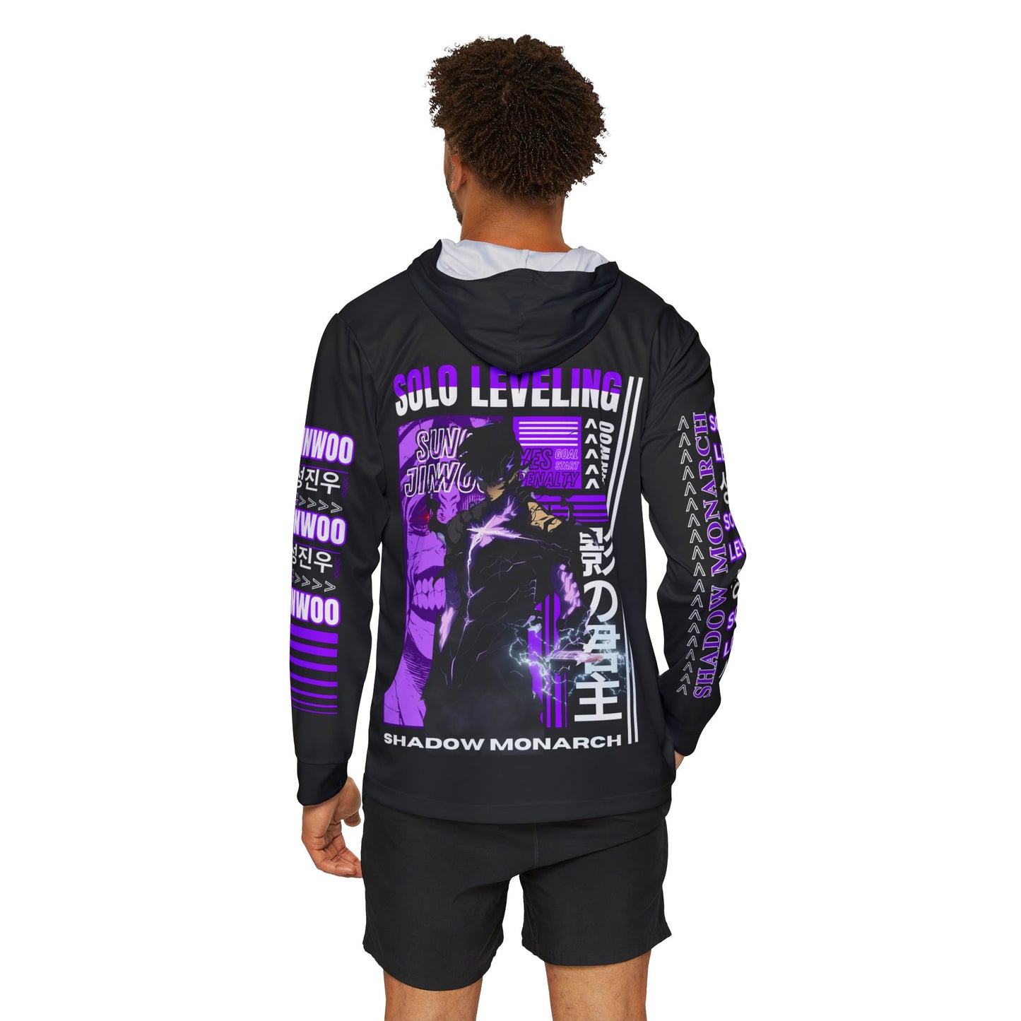 Solo Leveling Men's Sports Warmup Hoodie - Jin-Woo