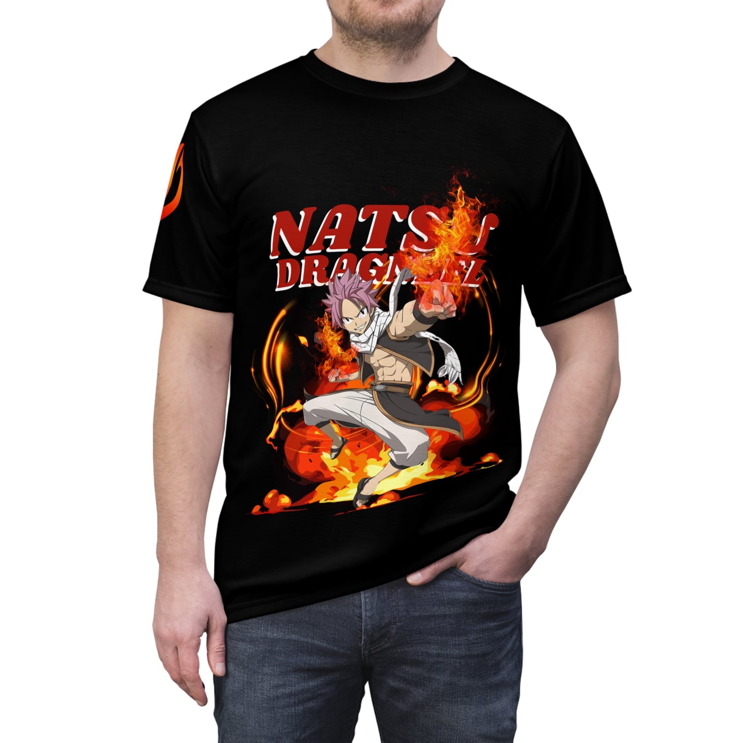 Fairy Tail Unisex Cut & Sew T-shirt - Natsu