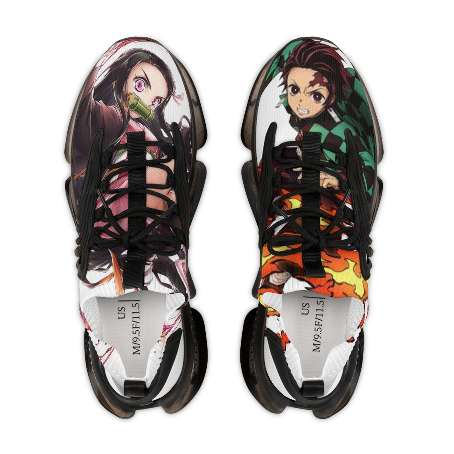 Demon Slayer Mesh Sneakers (Men's Size) - Nezuko & Tanjiro