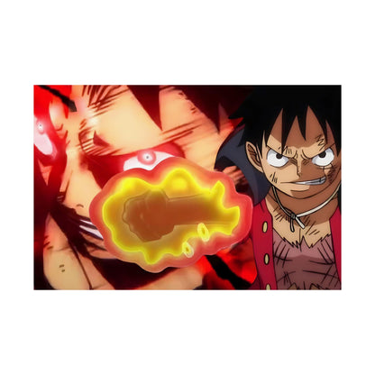 One Piece Matte Horizontal Posters - Luffy