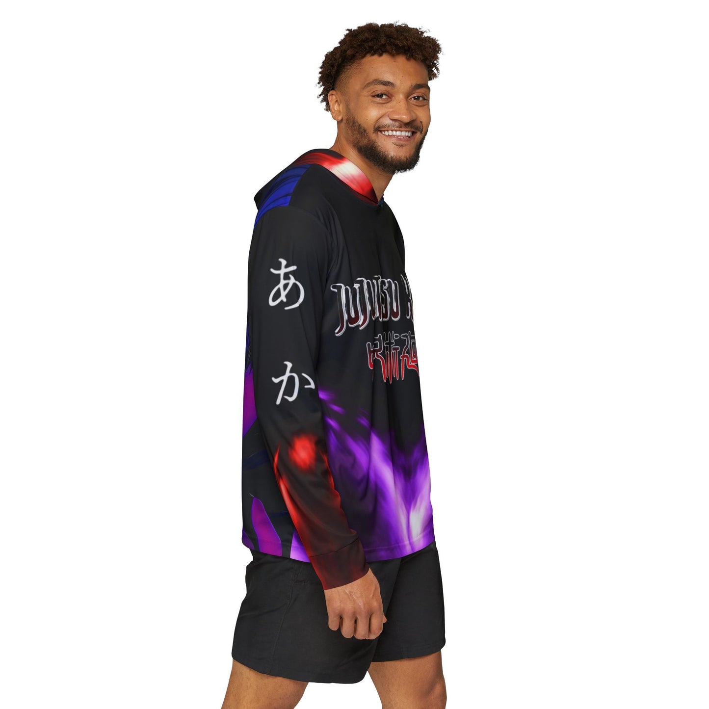 Jujutsu Kaisen Men's Sports Warmup Hoodie - Gojo