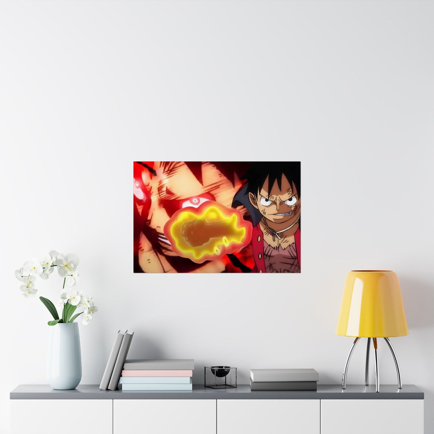 One Piece Matte Horizontal Posters - Luffy