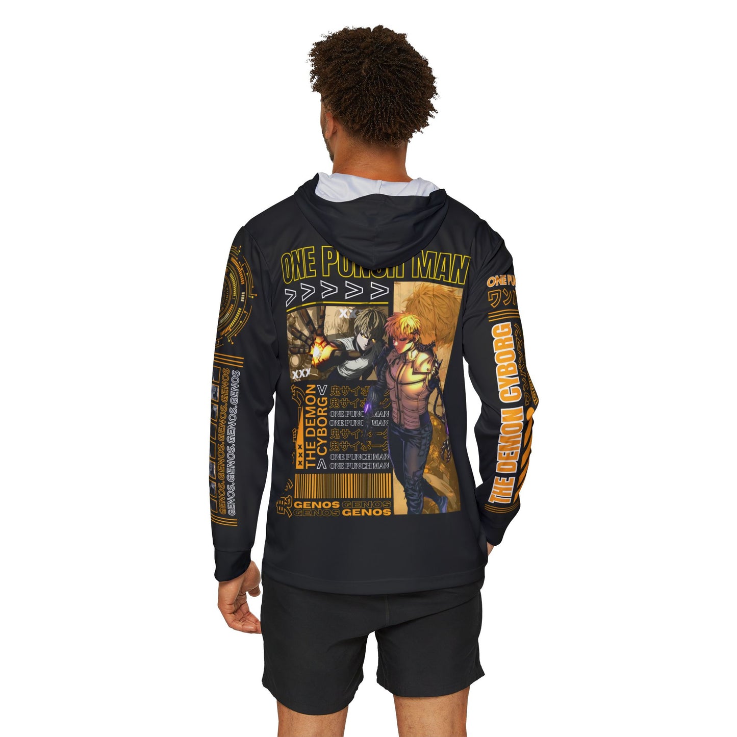 One Punch Man Men's Sports Warmup Hoodie - Genos