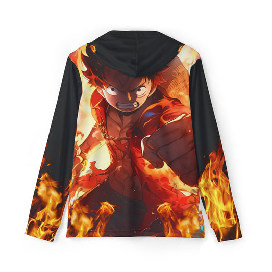 One Piece Men's Sports Warmup Hoodie - Luffy