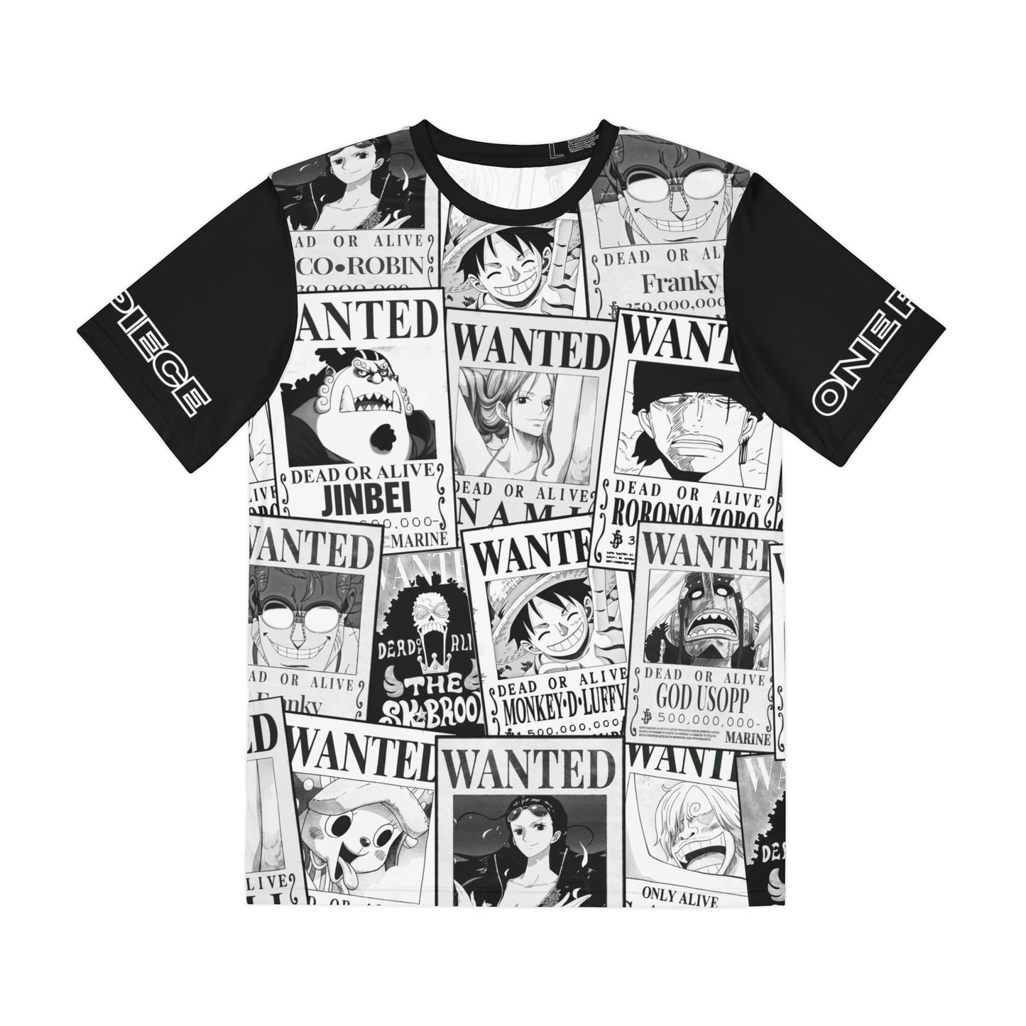 One Piece Men's Polyester T-shirt - Wanted Posters