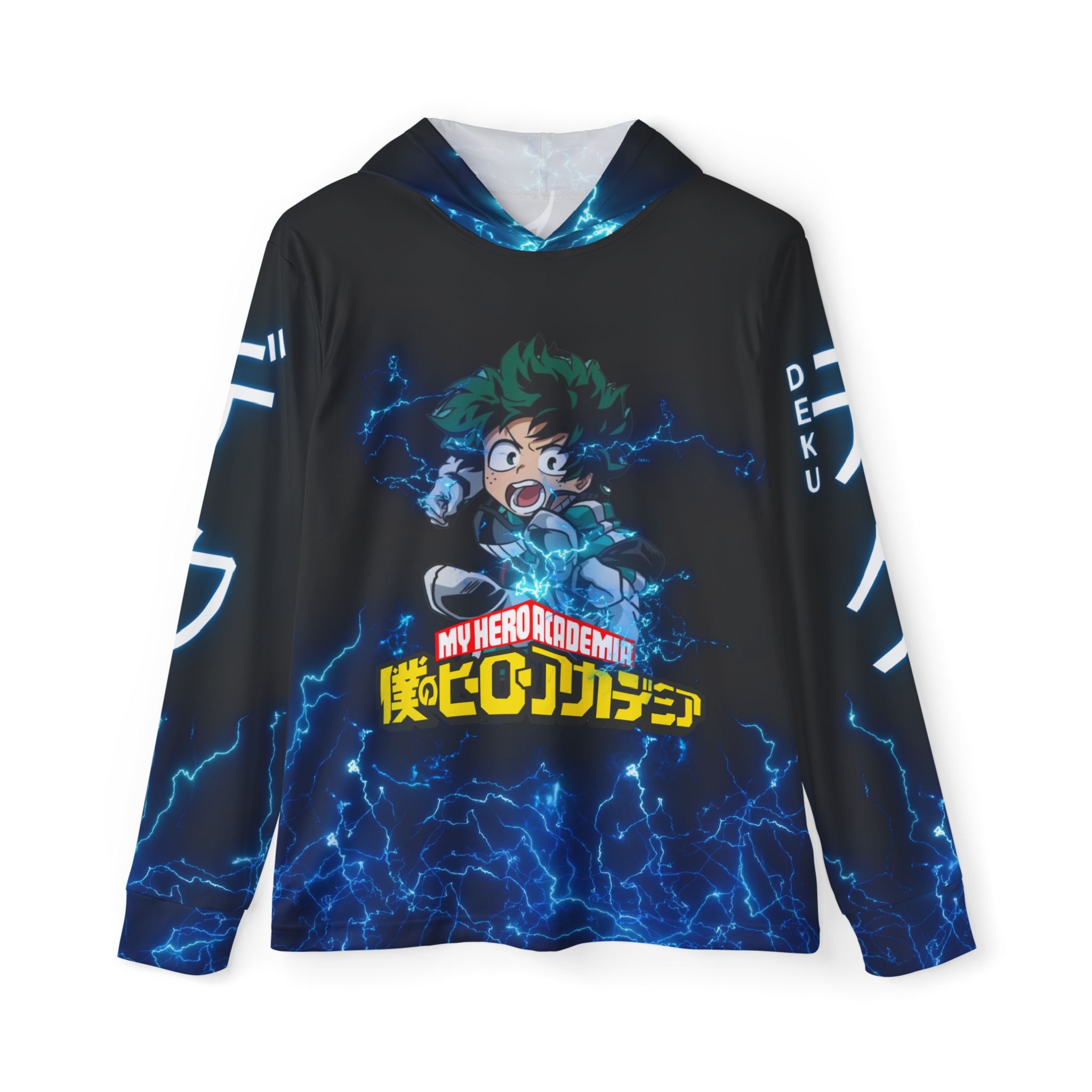 My Hero Academia Men s Sports Warmup Hoodie Deku JJ s Paradise