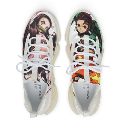 Demon Slayer Mesh Sneakers (Men's Size) - Nezuko & Tanjiro